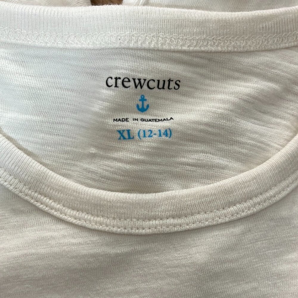 J. Crew Crewcuts Boy's Long Sleeve Varsity Dog Graphic Sz XL - Picture 4 of 6